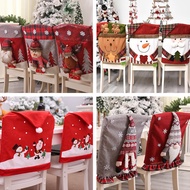 Christmas Decorations Chair Cover Wedding Banquet Hotel Chair Cover Dining Chair Cover Santa Snowman