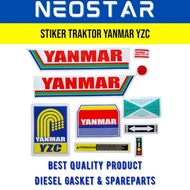 MESIN Yanmar Tractor Body Sticker Type YZC Yanmar Tractor Engine Sticker YZC Yanmar YZC Sticker Embl