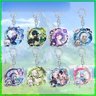 G2P Genshin Impact Acrylic Keychain Furina Nahida Balladeer Pendant Durable For Backpacks Bag & Keys