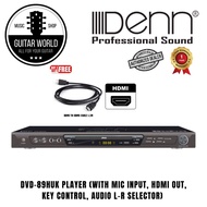 DENN DVD-94HUK DVD Player with USB/ MP4/ MP3/ CD Ripping/ Karaoke Key Control/ HDMI Out/ Audio L-R Selector