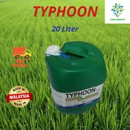 20 Liter TYPHOON (Sama Dengan ECOMAX KEN UP ROUNDUP EB GLY SURIA) Glyphosate 41% Racun Rumput Lalang