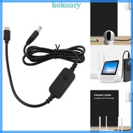 KOK USB C to 3 5x1 35 4 0x1 7 5 5x2 5mm 5V 9V 12V 15V 20V Adjustable Voltages Cable