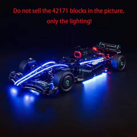 LYBMTWF LED 42171 set is suitable for AMG F1 W14 E Performance building blocks (only including light