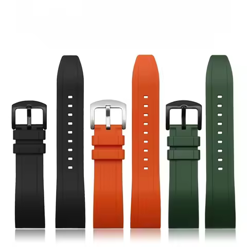 For MIDO fossil Longines Seiko silicone men Wrist band bracelet 19 20 21 22mm Quick release Rubber B