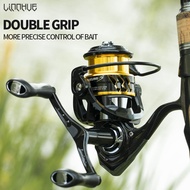 Fishing Reel Double Handle Grip JA 1000-6000 Fishing Reel 2000 2500 30kg Max Drag Power Spinning Reel CNC Handle Metal Spool Saltwater Deep Sea Fishing Reel