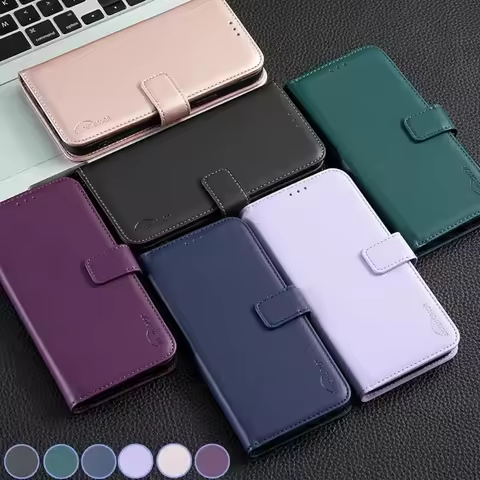 Luxury Leather Wallet Phone Case on For Huawei Honor X7C X9C X5B X6B X7B X9B X8B Magic 7 Lite 5G Car