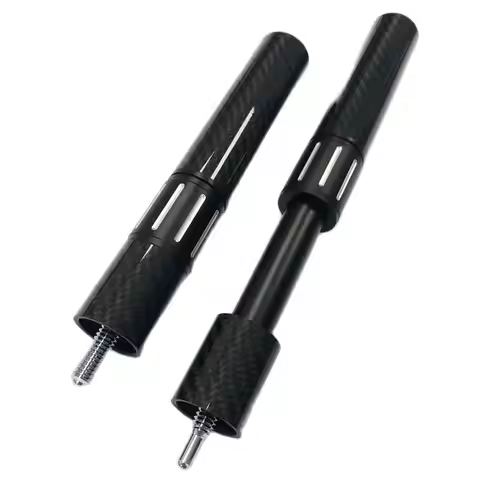 Latest 20cm extendable black carbon Pool cue extensions for Cuetec cues I/II pin 8inch Billiard cue 