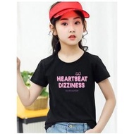 Cute T-shirt for children in oversize cotton with loose sleeves 7287