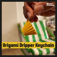 Coffee Dripper Filter Charm Keychain – Coffee Dripper Mini Keychain [Mamats Workshop]