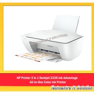 HP Printer 3 in 1 Deskjet 2336 Ink Advantage Home Use All-In-One Color Ink Printer