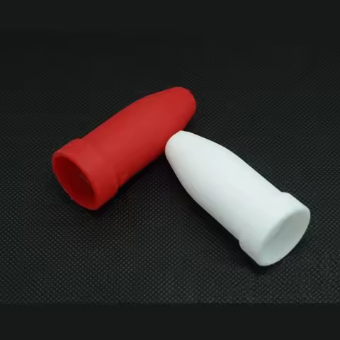 Flashlight Diffuser Red White Silicone Elastic For Dia. 20 - 24 25 mm AA S2 S2+ Sofrin SP31 SP32A SC