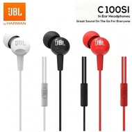 Jbl C100SI 3.5mm in-ear headphones with subwoofers for Android IOS phones