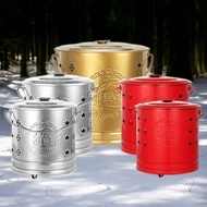 Hair Stainless Steel Gold Furnace Burn Bucket Paper Extra Large Thickened Barrel Burning Worship Use