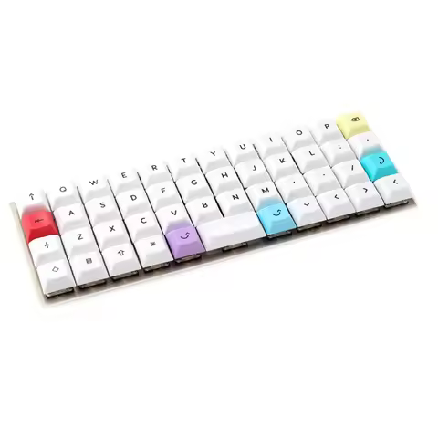 YMDK Dye-Sub Top Print DSA Keycap 1.4mm PBT for MX Switches 40% Keyboard Planck YMD40v2 Niu40 Corne 