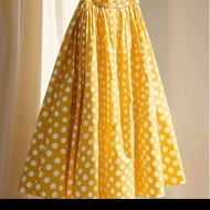 Popular Dopolka Dot Skirt Slimmer Look Skirt 26 Years