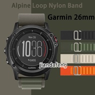 Alpine Loop Band Nylon Polyester Strap Sport for Garmin Fenix 3 hr