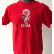 Printed Red T-Shirt Rock Music 50s 60s All-Match Loose Casual Men Women