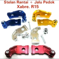 Jalu Pedok Cnc Yamaha Xabre R15 V2 Vixion R Buat Arm Banana Realpict Dan VidioAT ARM BANANA