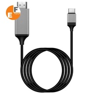 Type-C to -Compatible USB3.1 4K HDTV Cable for Android Phone to Connect TV Same Screen Device Cable 