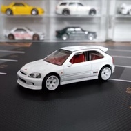 Hotwheels Honda Civic EK9 putih