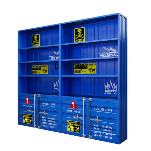 Container Commercial Display Glass Cabinet Shelf Display Cabinet Product Display Cabinet Industrial 