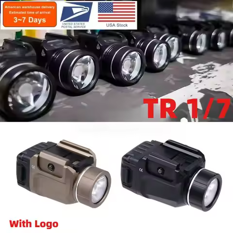 US Tactical Hunting TR 7 TR 1 HL Strobe Scout Light Handgun Airsoft TR-1 Picatinny Rifle Flashlight 
