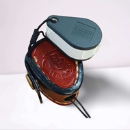 ซองกล้องพระ d40  Nikon 10X ซองหนังสำหรับใส่กล้องส่องพระ หนังวัวฟอกฝาด รูปทรงสวย หนังวัวแท้ มีแค่ร้าน