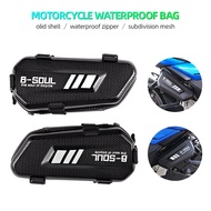 ✧♣ Motorcycle Side Bag Hard Shell Waterproof Zipper Package Triangle Pouch Bags For r1250gs Adventure Zontes x310