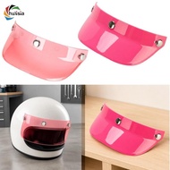 [chulisia] 3-snap Visor, Open Face Helmet Visor, Universal Retro Face Shield Lens