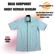 Baju Korporat Pemimpin Kadet Remaja Sekolah (KRS) Lengan Pendek - Free Sulam Logo / Shipping Everyda