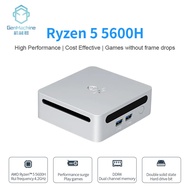 GenMachine New Mini PC AMD Ryzen 5 5600H Windows11 6 Cores 12 Threads Up to 4.2GHz DDR4 3200MHz Max 