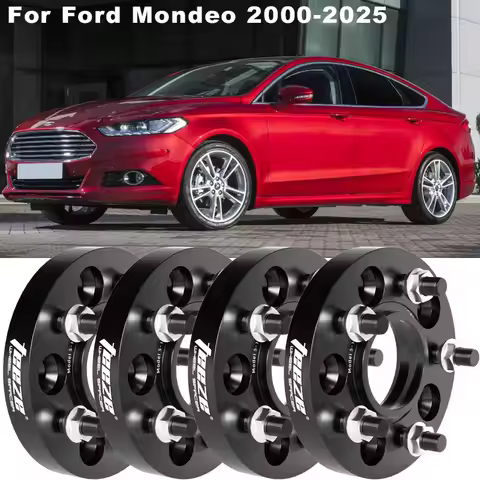 2/4PCS 5X108 CB 63.4 M12X1.5 For Ford Mondeo 2000-2025 Flange Plate T6-7075 Wheel Spacers Aluminum H