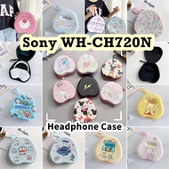 READY STOCK For Sony WH-CH720N Headphone Case Cartoon Cute Headset Earpads Storage Bag Casing Box