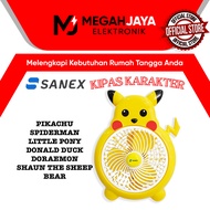 SANEX BOX FAN BOX FAN/ CHARACTER FAN/ (8 INCH) OFFICIAL WARRANTY