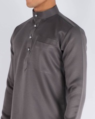 Baju Melayu Dark Grey by ADNAA