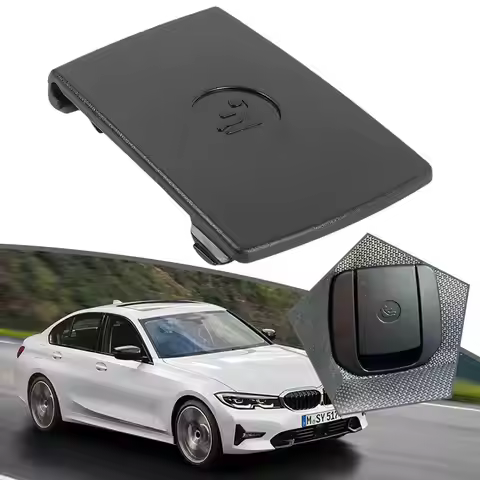 Black Car Rear Child Seat Fixing ISOFix Plastic Cover For BMW 3 Series E81 E87 E87 E82 F20 E90 E91 X