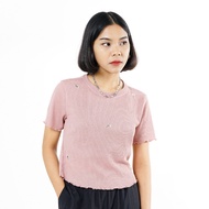 Greenlight Women's Short Sleeve Basic Fit Polyester Hwasa C T-Shirt010126