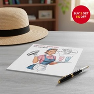 Decorative 2026 Calendar: Feisty Tongue Housewife Art