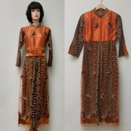 Gamis / Dress Batik kombinasi brukat