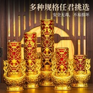 2 pcs of Crystal Fortune 金龙纳福 Candle/Jelly/ Gel Candles for 24/ 26/ 36/ 48/ 73/ 122 hrs burning (wit