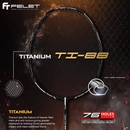 FELET TITANIUM TI 88 BADMINTON RACKET - FREE STRING(UNSTRUNG) + GRIP