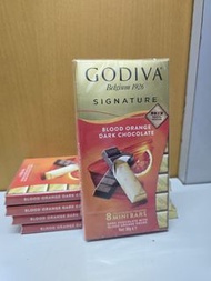 Godiva Signature Blood Orange Dark Chocolate Mini Bars (8 pcs)