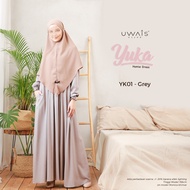BAJU GAMIS MUSLIMAH SYARI UWAIS HIJAB YUKA DRESS BAJU LONGDRESS FASHION MUSLIMAH PREMIUM ORIGINAL BA