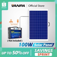 VANPA 100W Solar Panel Sun Power Solar Cells Charger DC Output for Portable Power Station