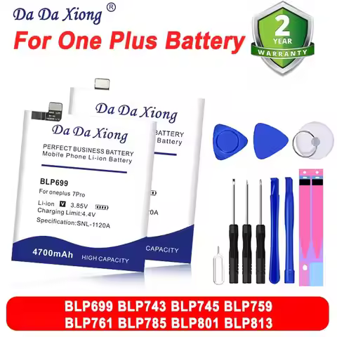 BLP699 BLP743 BLP745 BLP759 BLP761 BLP785 BLP801 BLP813 Bateria For One Plus 7 7T Pro 8T 8Pro Nord 5
