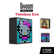 Divoom TimeBox Evo - Pixel Art Portable Bluetooth Speaker 1 Year Warranty