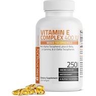 Bronson Natural Vitamin E Complex 400 I.U. Supplement (d-Alpha Tocopherol Plus d-Beta, d-Gamma, & d-