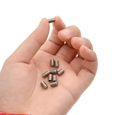 31BE 10 Pcs Surfboard Grub Screws 5mm Fin Plug Screws Stainless Steel Surfboard Fin Screws for Surfs