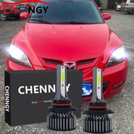 สำหรับ MAZDA 3 2006 ถึง 2008 2009 (ไฟหน้า) - P1 6000K ชุดหลอดไฟ LED เปลี่ยนหลอดฮาโลเจนสีขาว (1 คู่)