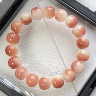 10.19 a Slightly Drunk Pink Purple White Jade Bodhi Root Bracelet Female Finger Soft Play Bodhi Seed